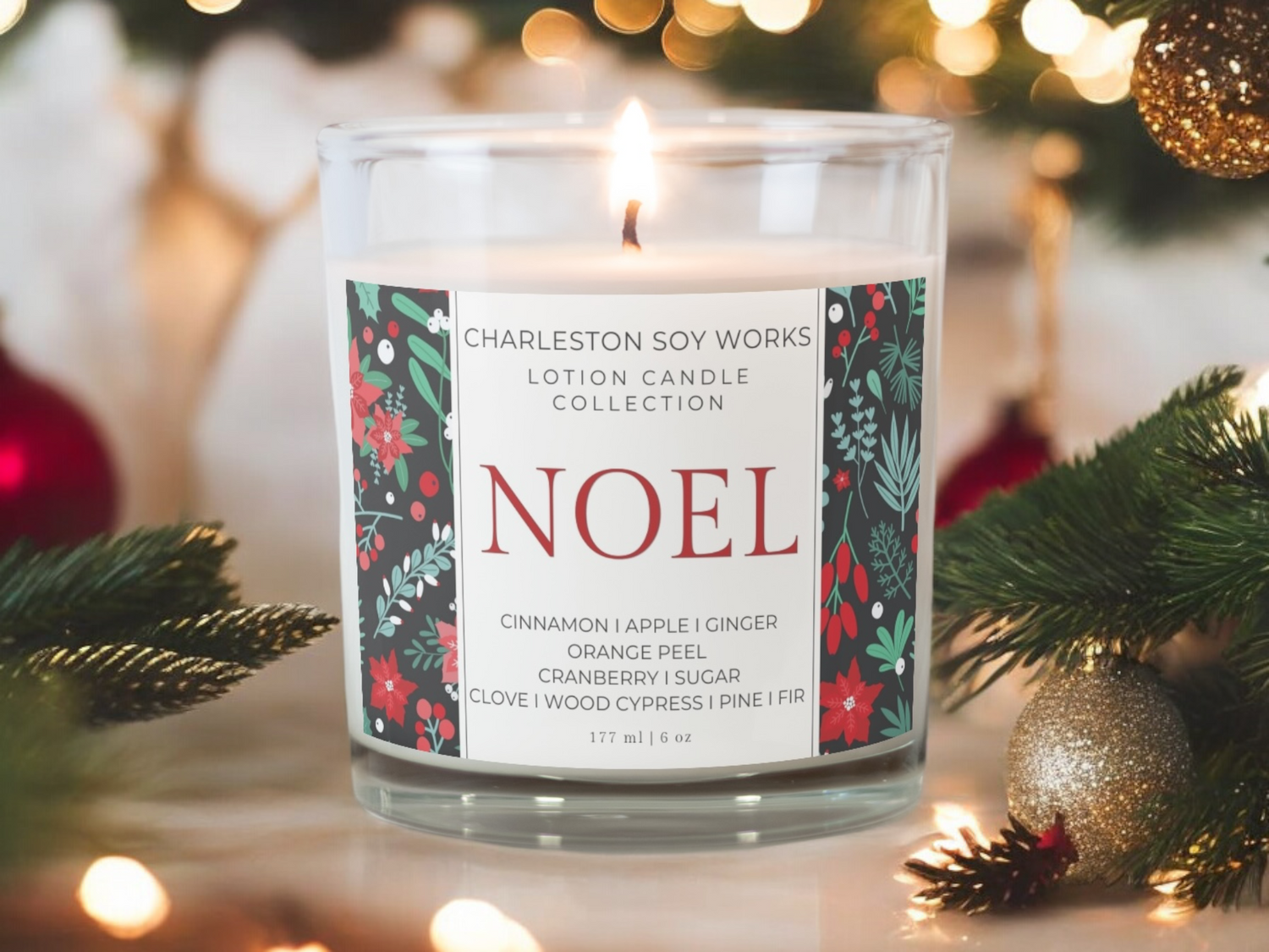 Noel Lotion Candle - Charleston Soy Works