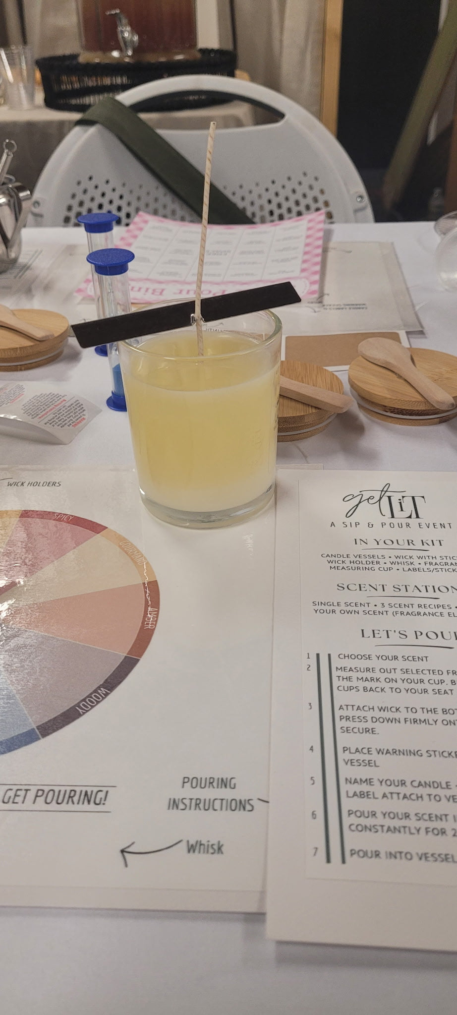 Sip & Pour Lotion Candle Party - Charleston Soy Works