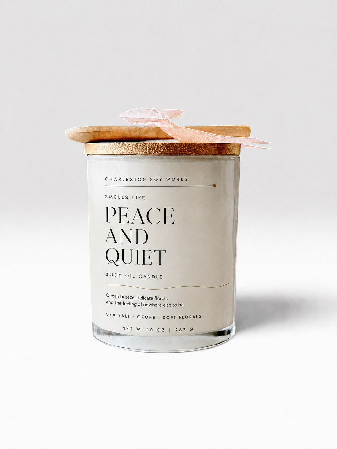 Soothing Lotion Candle Peace & Quiet 10oz - Charleston Soy Works