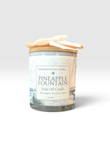 Pineapple Fountain Massage Candle Body Oil — 10 oz - Charleston Soy Works