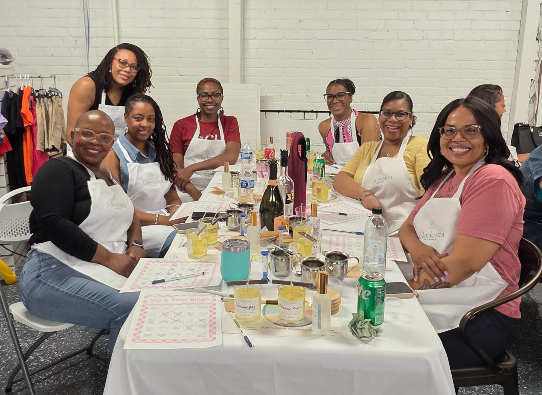 Sip & Pour Lotion Candle Party - Charleston Soy Works