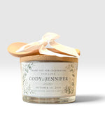 Personalized 4 oz Candle Favors - Charleston Soy Works