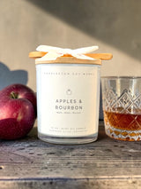 Apples & Bourbon 10 oz Body Oil Candle - Charleston Soy Works