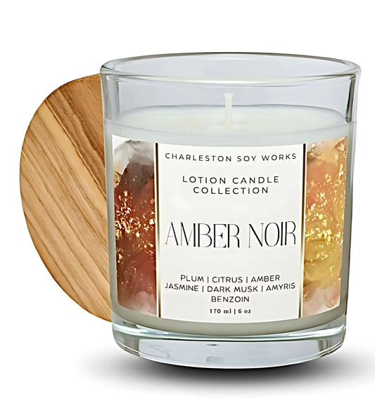 Amber Noir Lotion Candle