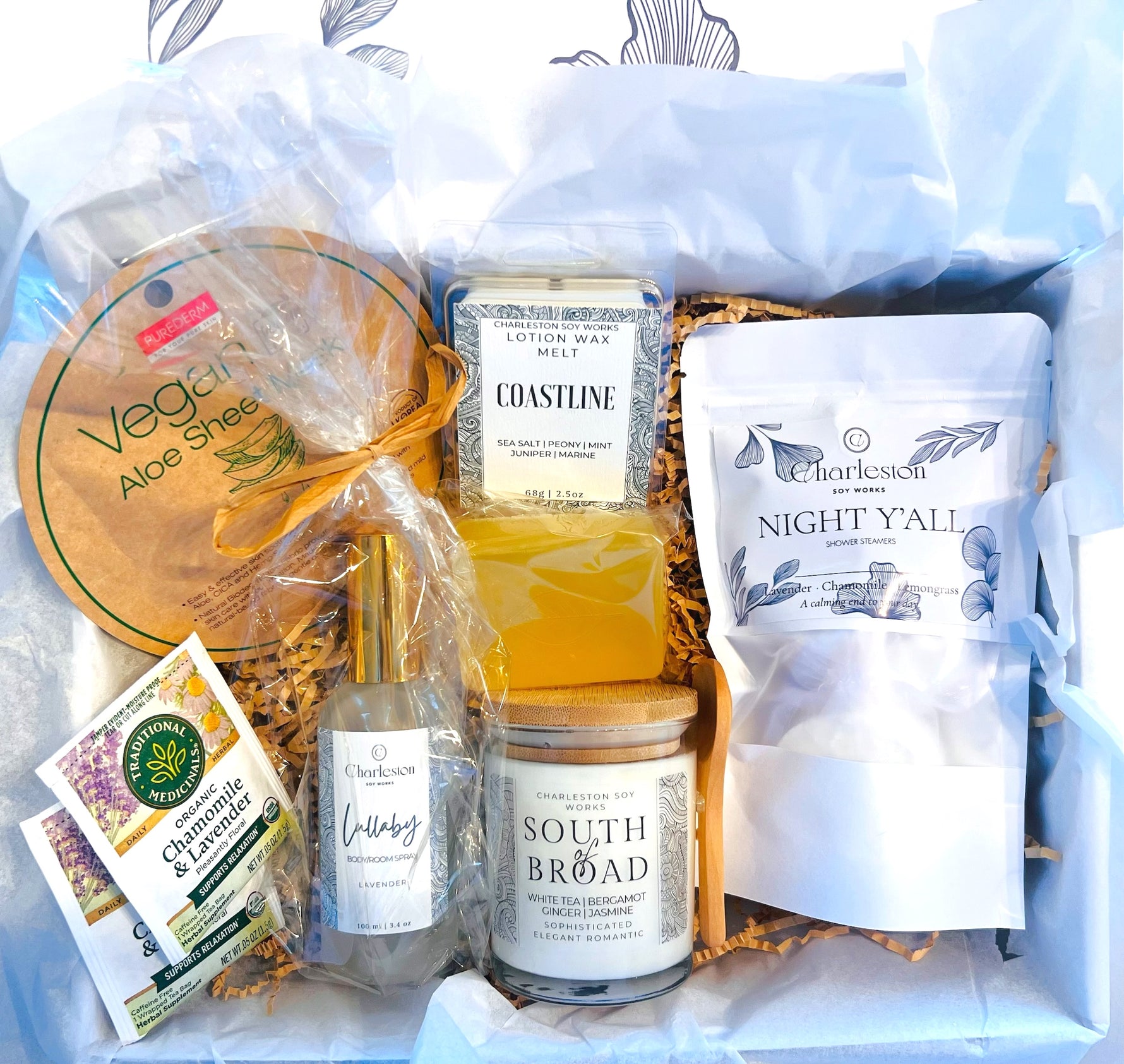 Ultimate Relaxation Gift Box Set - Charleston Soy Works