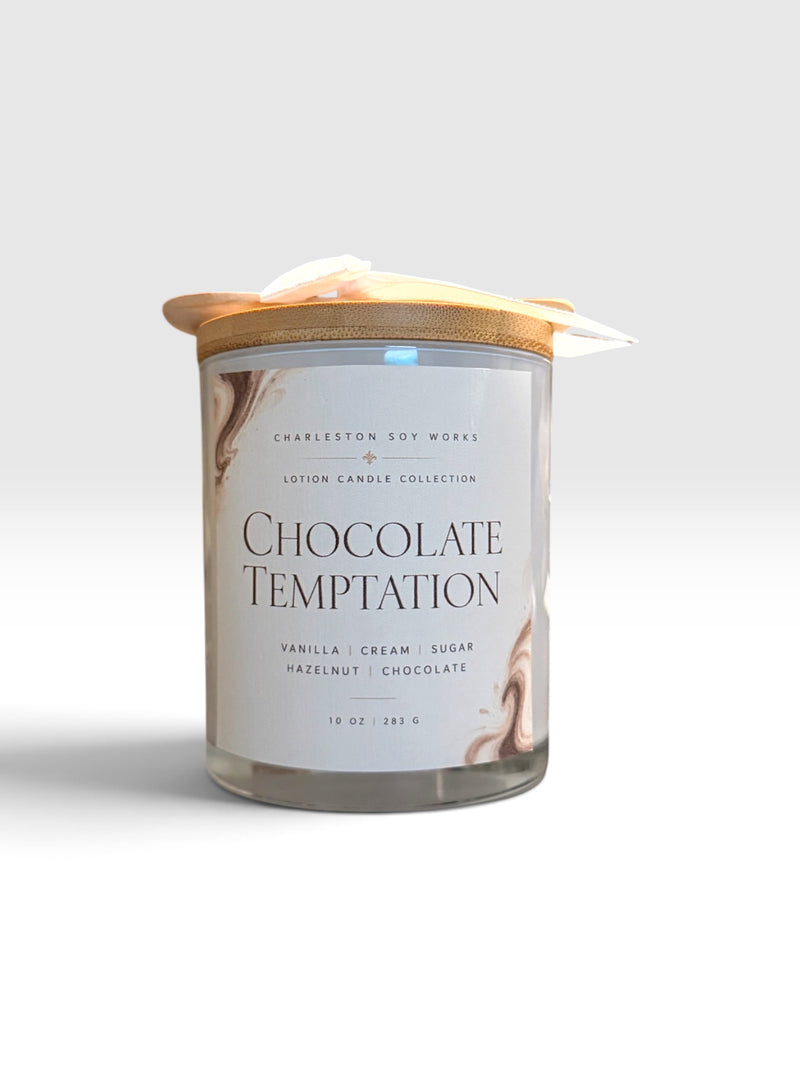 Chocolate Temptation Lotion Candles - Charleston Soy Works