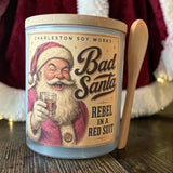 Bad Santa Christmas 10oz Body Oil Candle - Charleston Soy Works