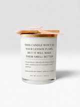 Teachers Appreciation Lotion Candle Gift - Charleston Soy Works