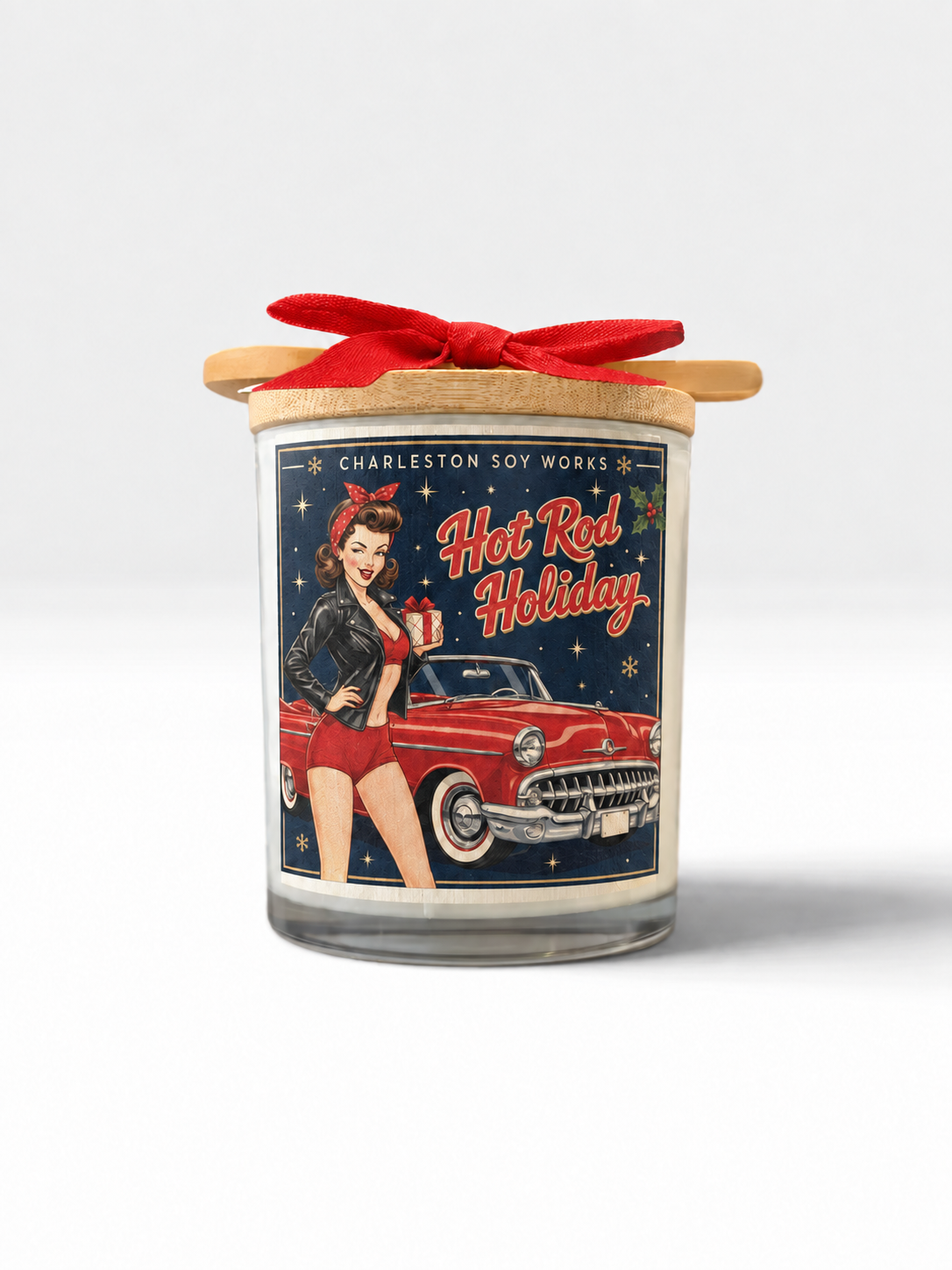 Hot Rod Holiday Body Oil Candle 10oz - Charleston Soy Works