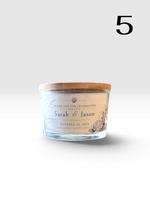 Personalized 4 oz Candle Favors - Charleston Soy Works